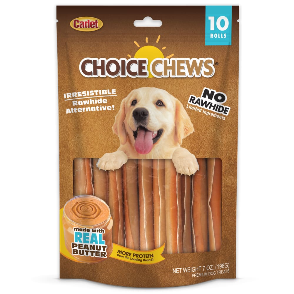 Front view of Ims Choice Chews Rolls 10pk in packaging