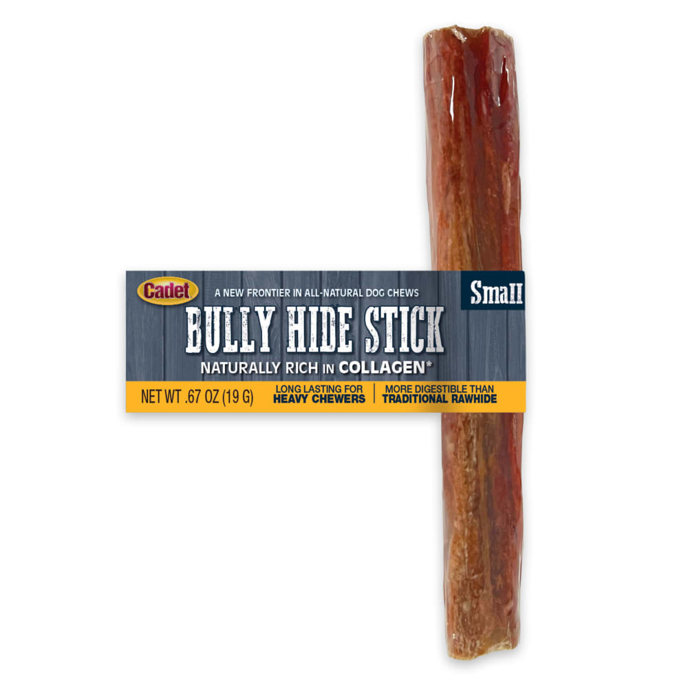 Front view of Ims Bully Hide Stick Small 1ct in packaging