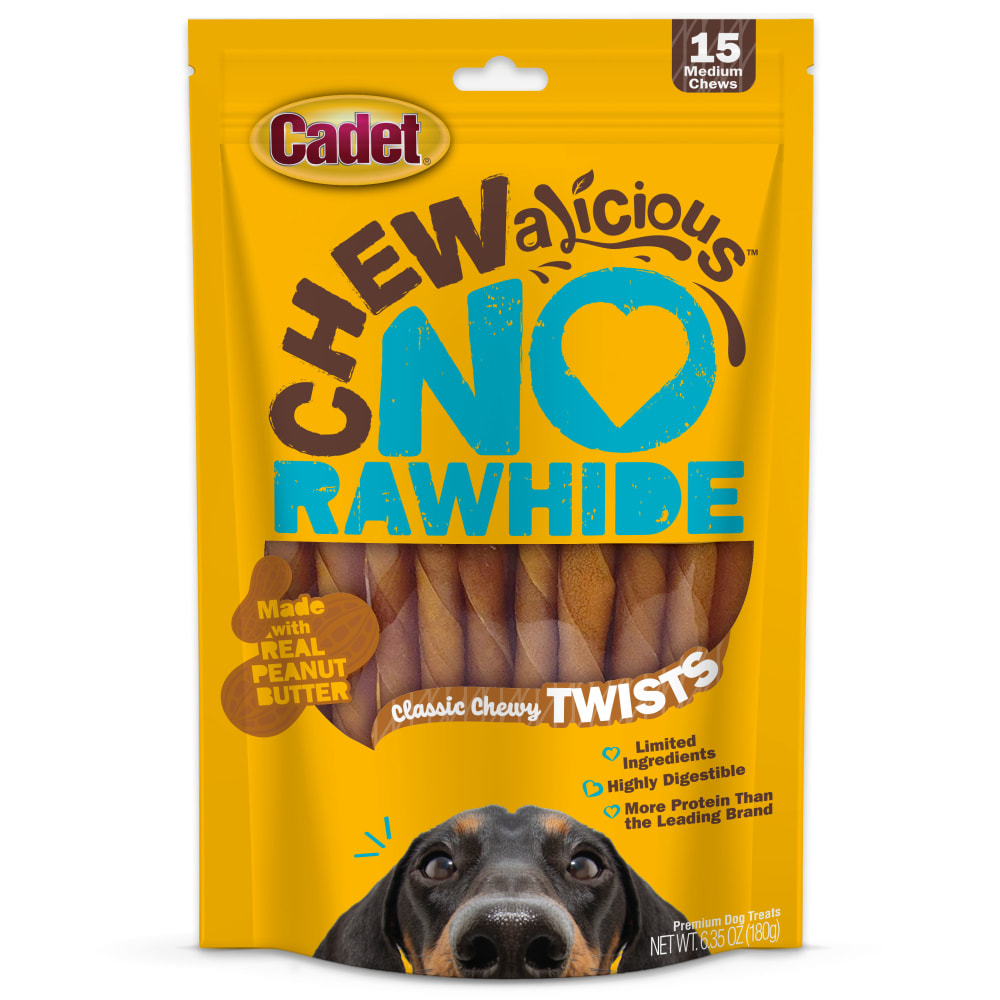 Front view of Ims Chewalicious Twists 15pk in packaging
