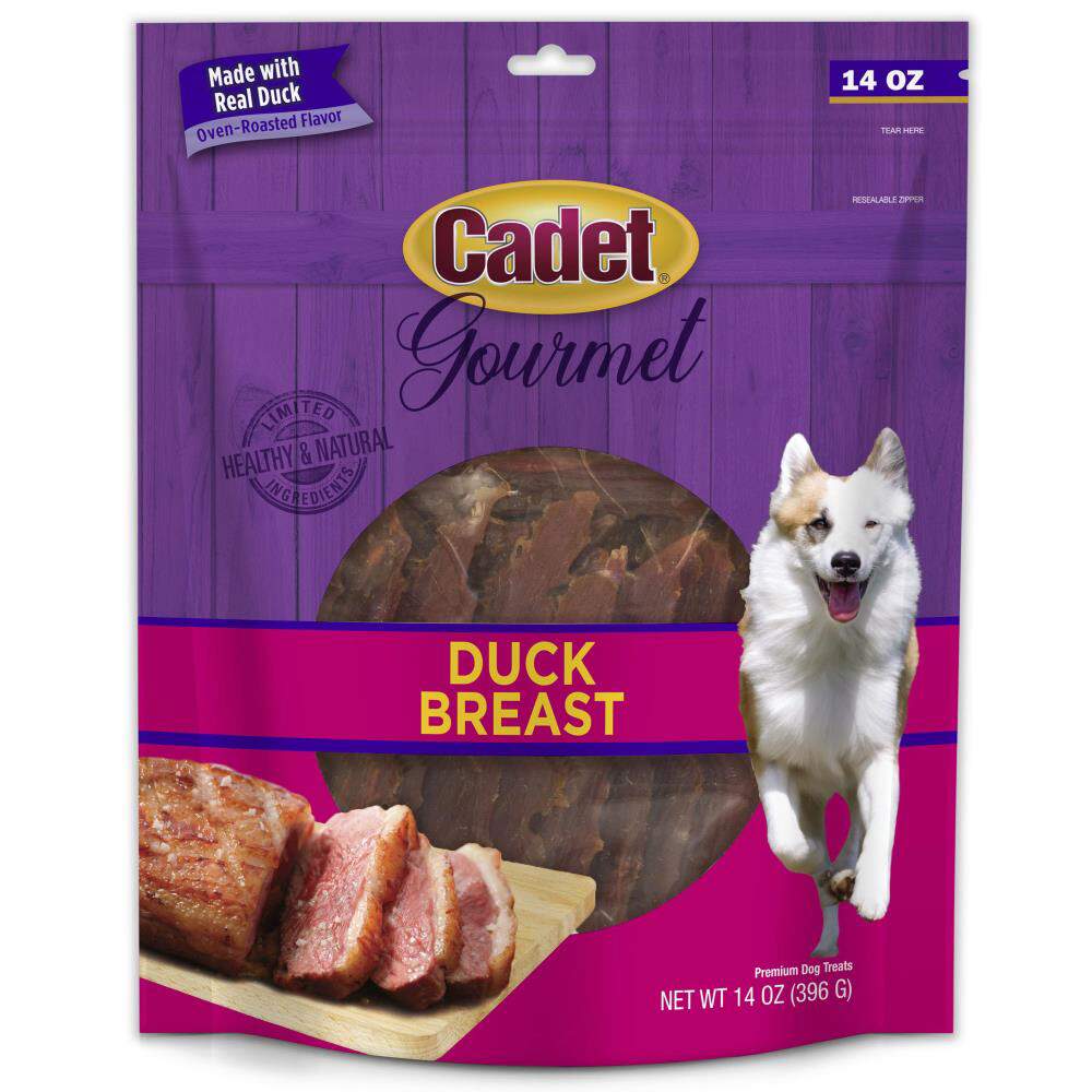 Duck Treats for Dogs Gourmet Duck Breast Fillets Cadet Pet