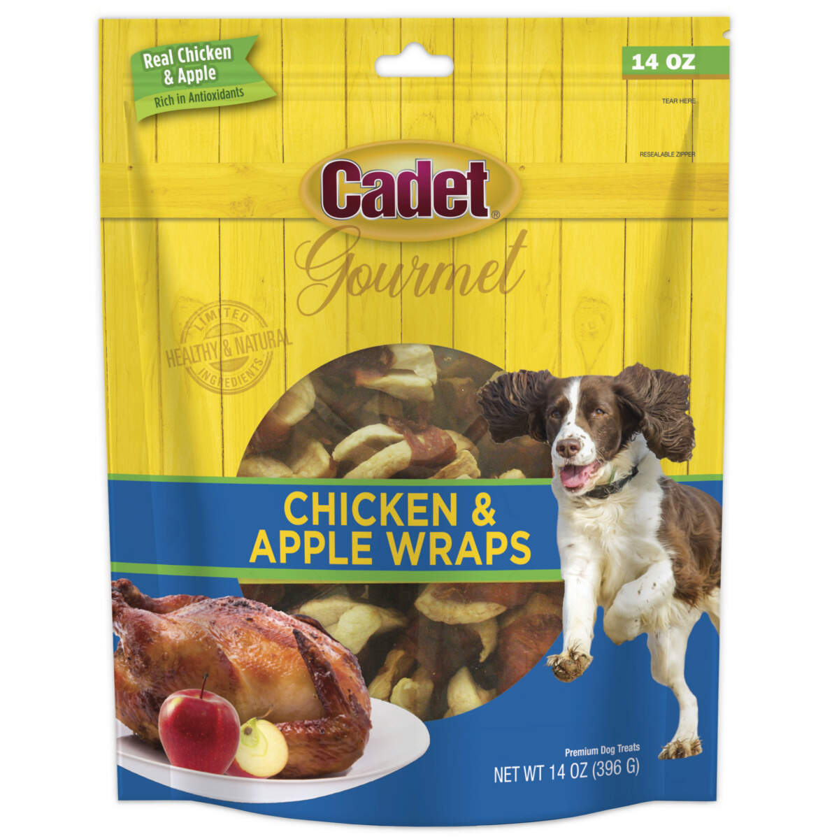 Cadet Gourmet Chicken Apple Wrapped Dog Treats Cadet Pet